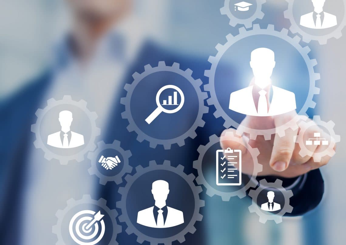 Equipo de trabajo en empresa